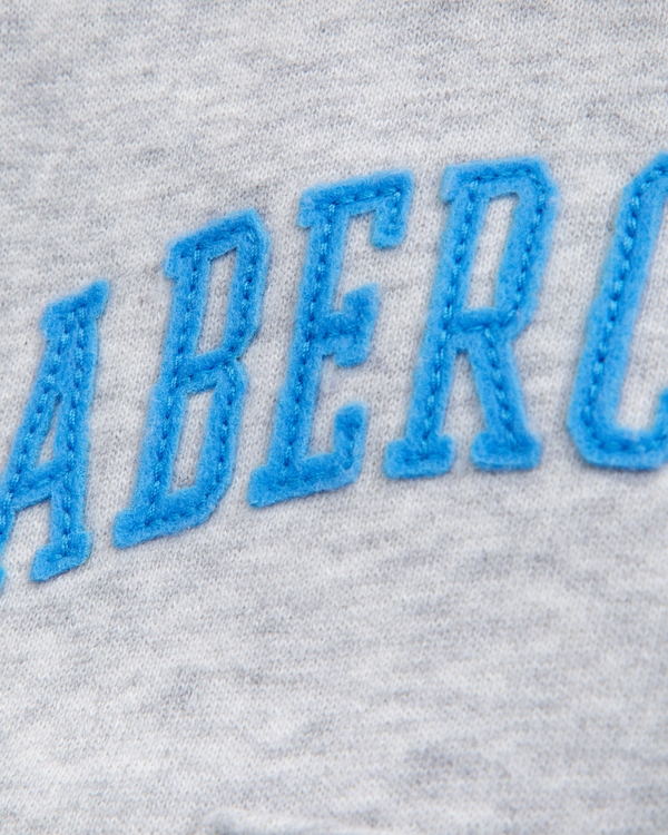 toddler logo full-zip hoodie set, Light Gray view 2