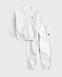 toddler essential icon crew sweatshirt set