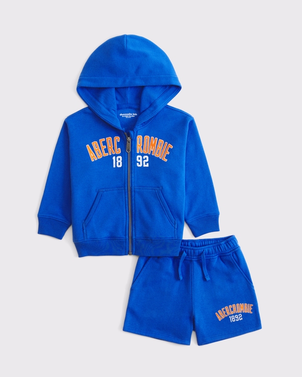 toddler fleece set, True Blue view 1