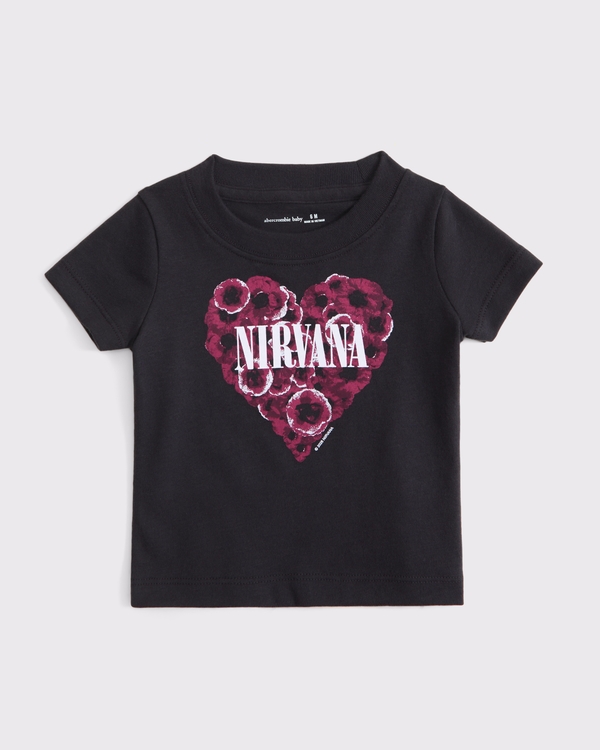 baby nirvana graphic tee