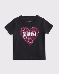 baby nirvana graphic tee