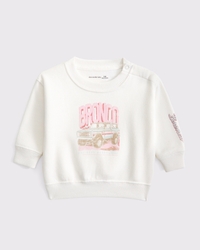 baby bronco graphic crew sweatshirt