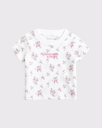 baby essential logo crew tee