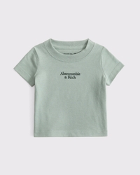 baby essential logo crew tee