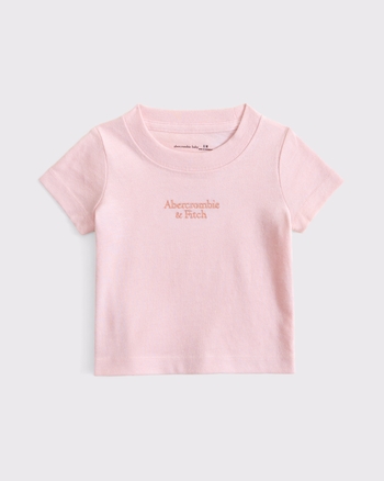 baby essential logo crew tee