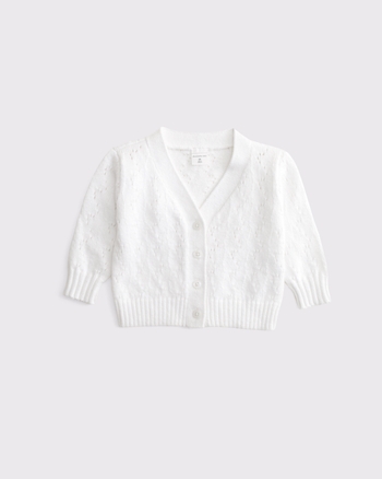 baby pointelle stitch cardigan from Abercrombie & Fitch - $29.71