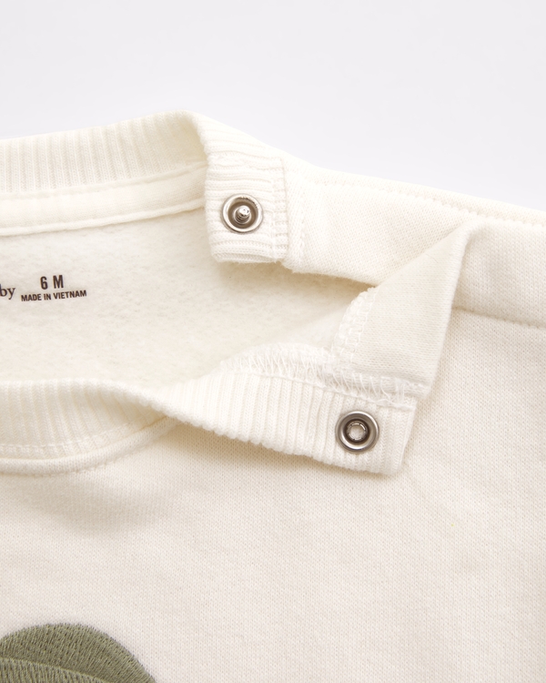 baby graphic logo crew sweatshirt