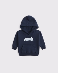 baby logo popover hoodie