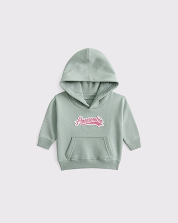 baby logo popover hoodie