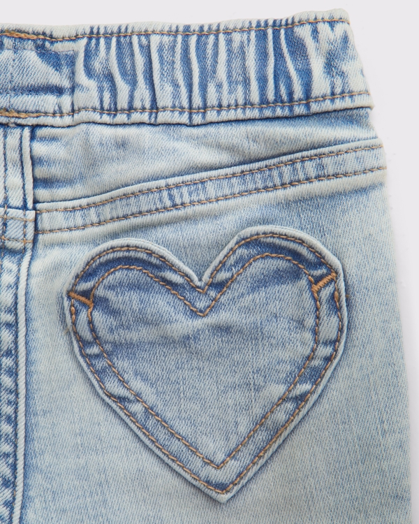 baby denim joggers, Light Wash view 2