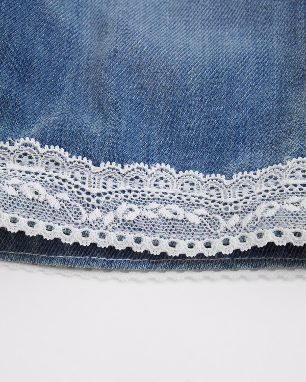 baby pull-on sweatpant jean, Medium Wash view 2