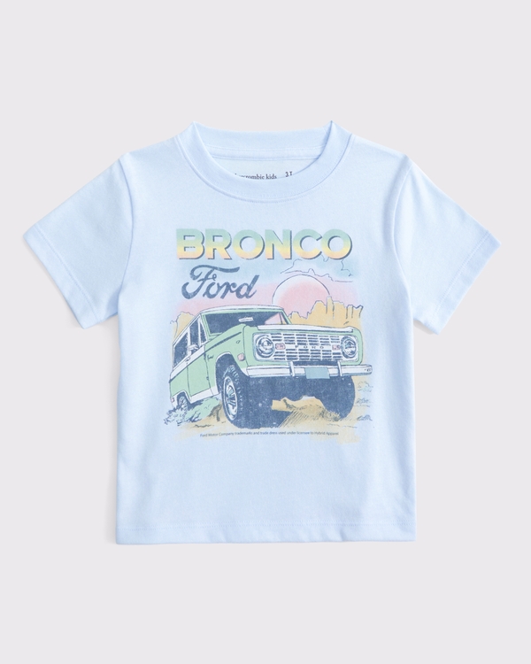 toddler bronco graphic tee, Light Sky view 1