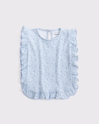 toddler flutter sleeve rib knit top