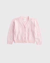 toddler pointelle stitch cardigan