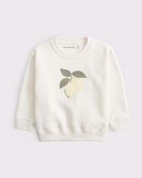 toddler graphic logo crew sweatshirt