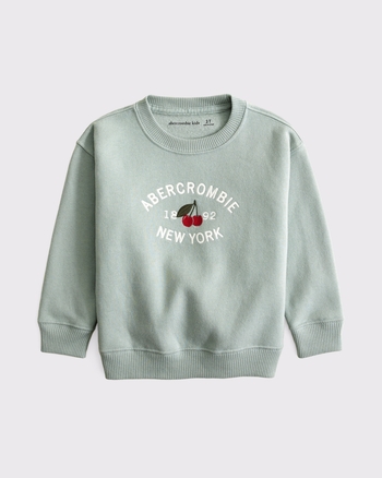 toddler graphic logo crew sweatshirt