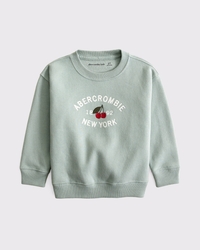 toddler graphic logo crew sweatshirt