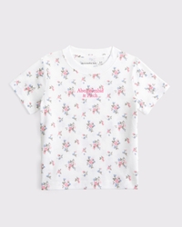 toddler essential logo crew tee