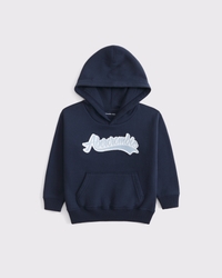 toddler logo popover hoodie