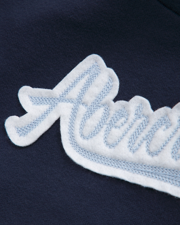 toddler logo popover hoodie, Sapphire view 2