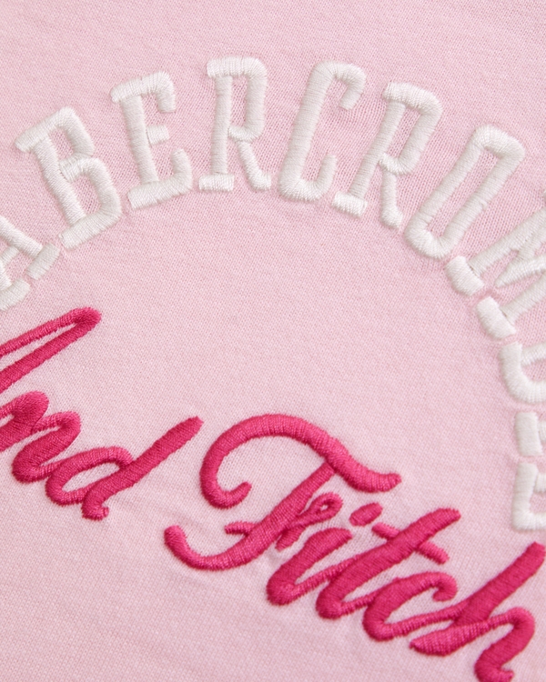 toddler embroidered logo tee, Baby Pink view 2