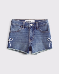 toddler embroidered denim shorts