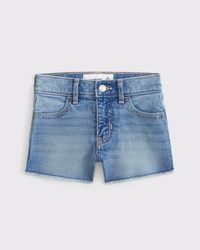 toddler embroidered denim shorts