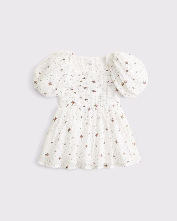 baby a&f emerson dress, White Pattern view 2