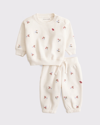 baby essential icon crew sweatshirt set from Abercrombie & Fitch - $69.95