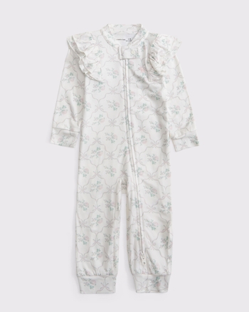 baby ruffle icon one-piece