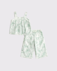 baby squareneck tank & pants set