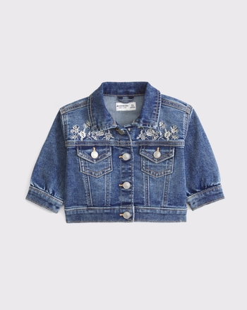 baby embroidered denim jacket