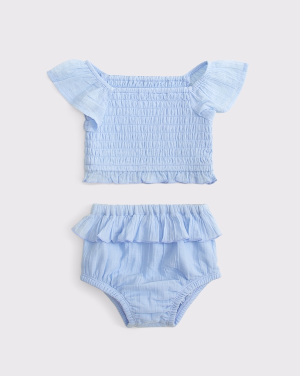 baby two-piece set, Light Blue view 1
