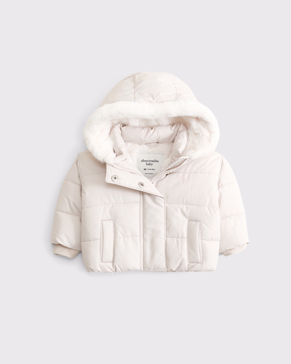 baby hooded puffer coat