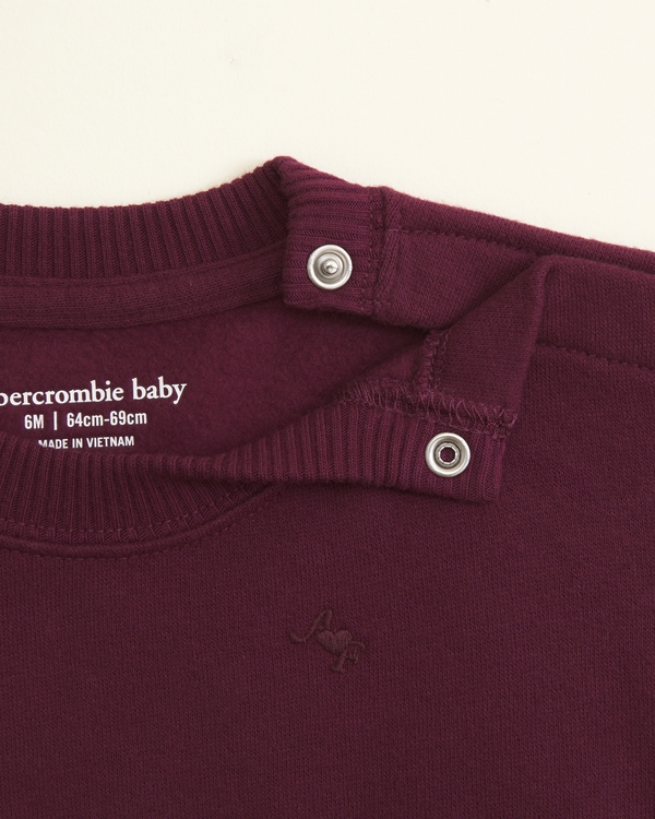 baby essential icon set, Maroon view 2