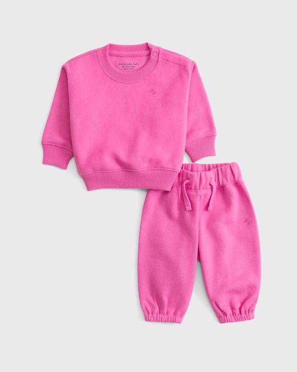 baby essential icon set, Guava Pink view 1