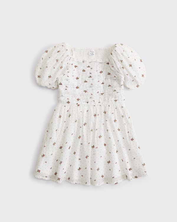 toddler a&f emerson dress, White Pattern view 1