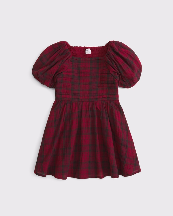 toddler a&f emerson dress, Red Plaid view 1