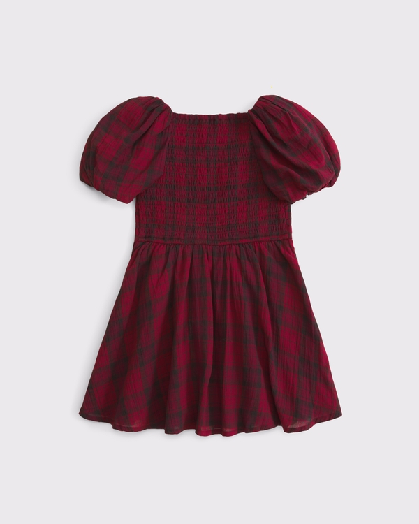toddler a&f emerson dress, Red Plaid view 2
