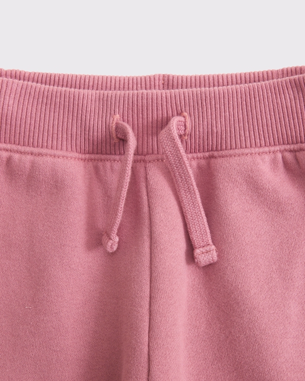 toddler essential logo crew sweatshirt set, Dusty Rose view 2