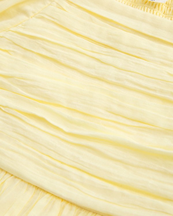 toddler emerson puff sleeve dress, Light Yellow view 2