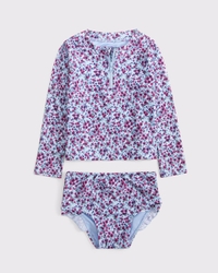 toddler two-piece long-sleeve swimsuit