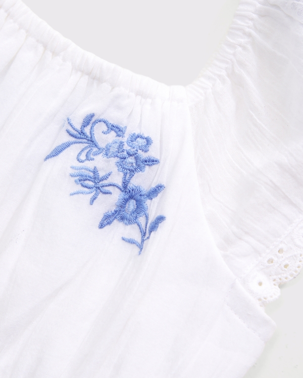 baby & toddler toddler lace-trim tiered dress | baby & toddler toddler (2T  - 5T) | Abercrombie.com