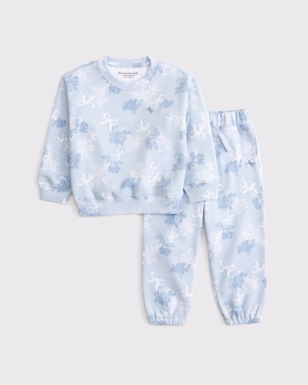 toddler essential icon set, Light Blue Pattern view 1
