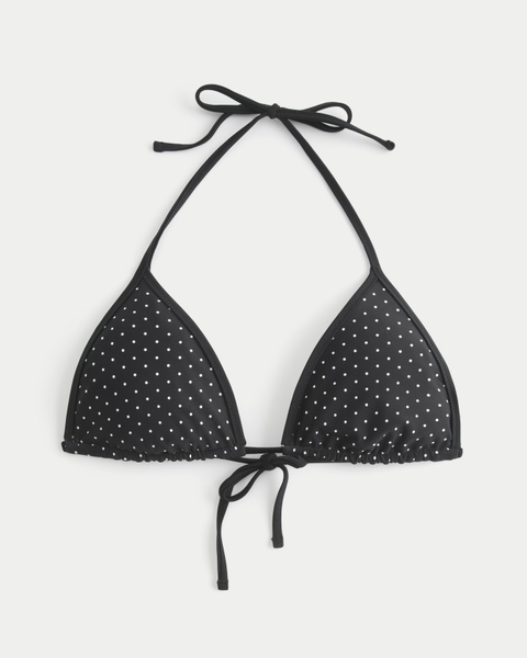Верх бикини Reversible Pop Binding, треугольные чашки — Hollister