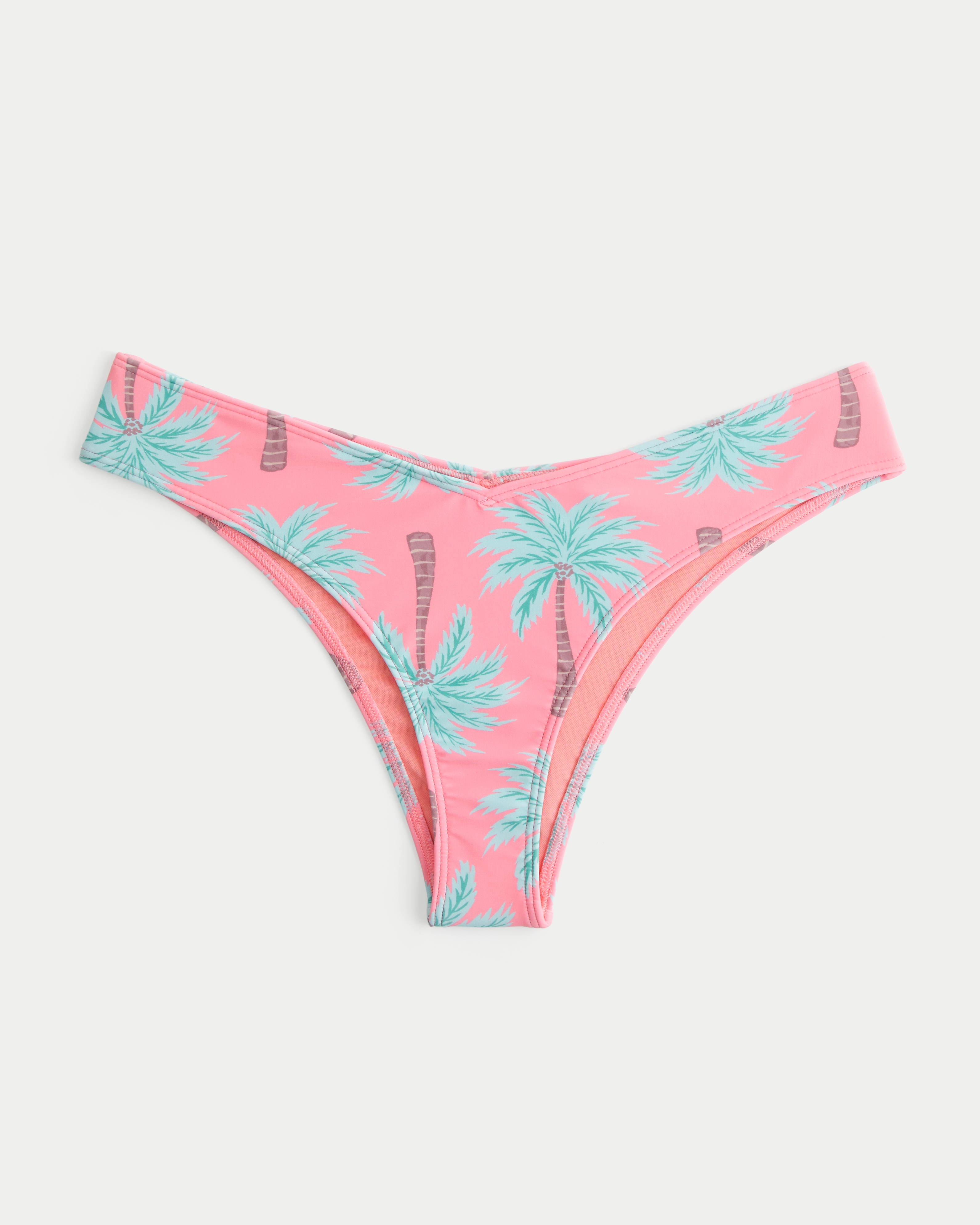 Низ бикини V-Waist Cheekiest — Hollister, цвет: Коралловый