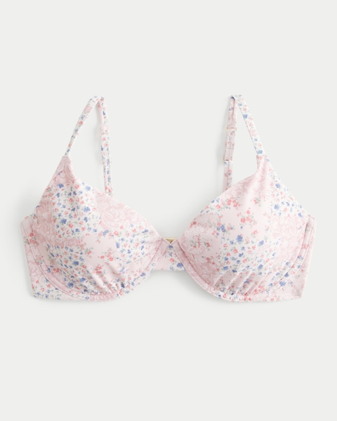 Верх бикини Curvy, на косточках, глубокий вырез — Hollister