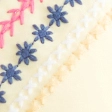 Embroidered Triangle Bikini Top