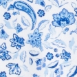 navy blue print