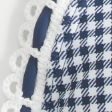 marineblau kariert